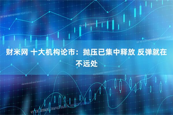 财米网 十大机构论市:抛压已集中释放 反弹就在不远处