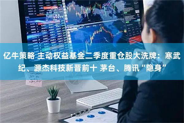 亿牛策略 主动权益基金二季度重仓股大洗牌：寒武纪、源杰科技新晋前十 茅台、腾讯“隐身”
